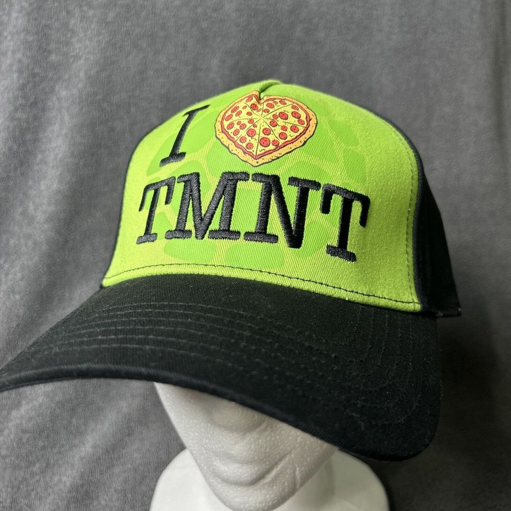 Teenage Mutant Ninja Turtles SnapBack  Hat I Love TMNT Nickelodeon Black Cap